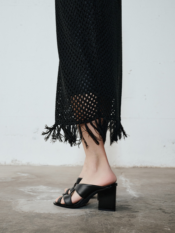 Sandalo Zeppa Intrecciato Intrend